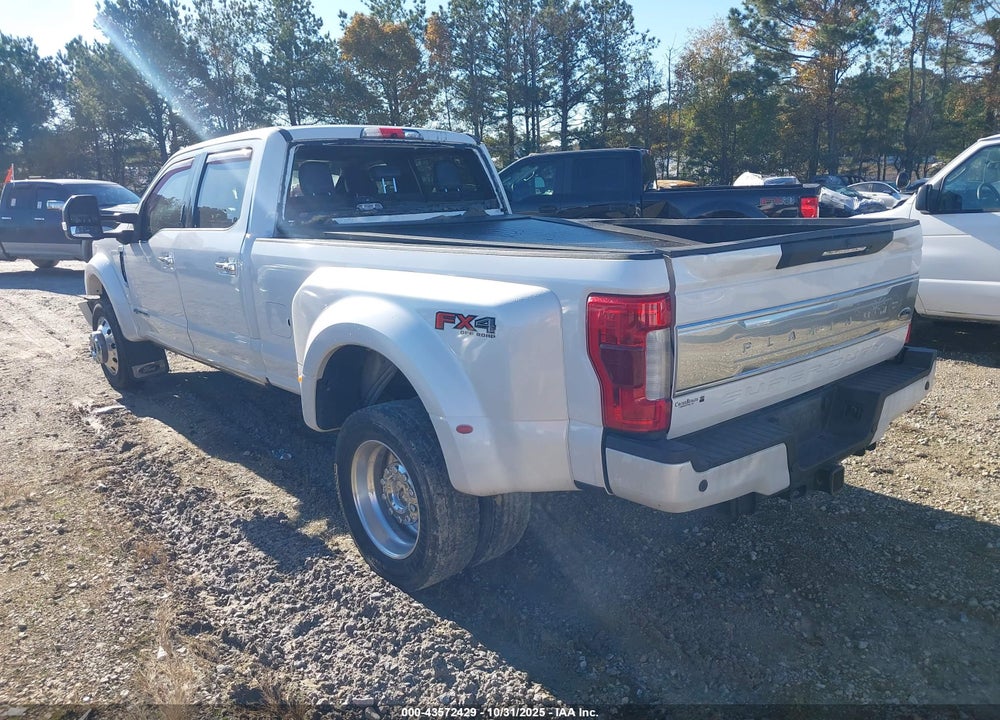 2017 FORD F-450 PLATINUM VIN: 1FT8W4DT6HEF06220