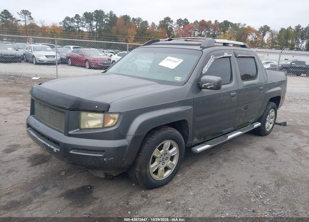 2007 HONDA RIDGELINE VIN: 2HJYK16527H506498