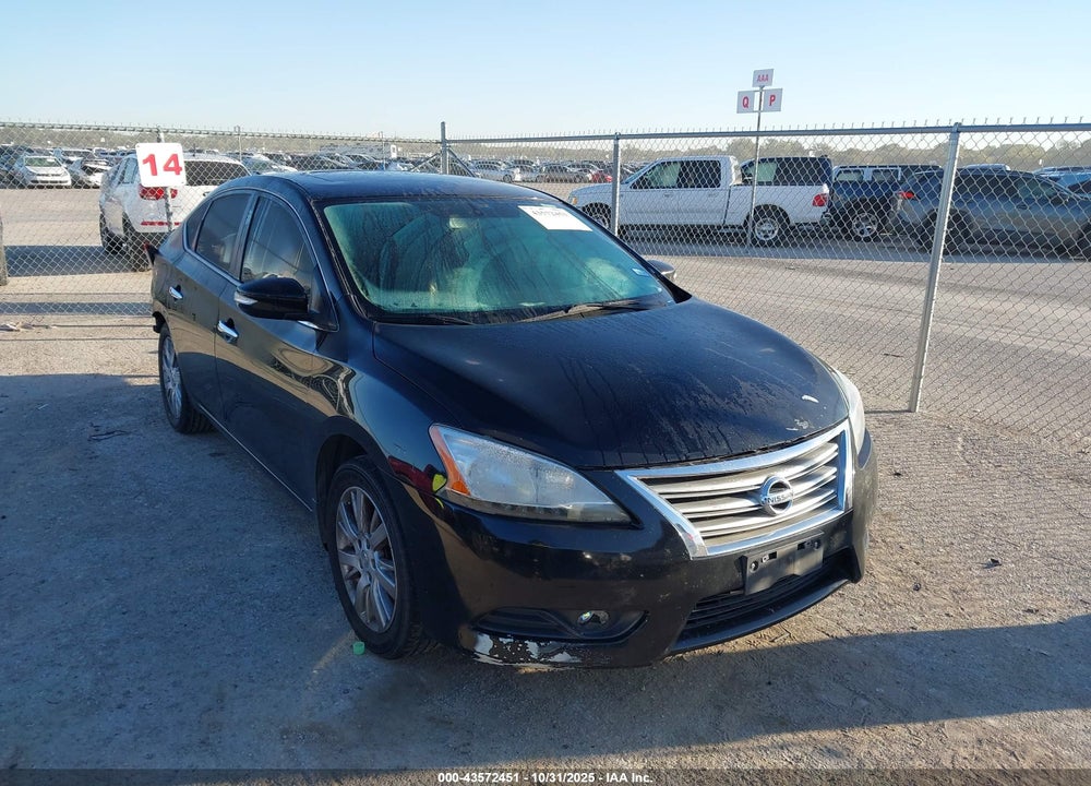 2013 NISSAN SENTRA SL VIN: 3N1AB7AP3DL725820