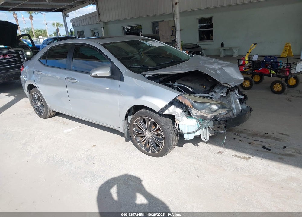 2016 TOYOTA COROLLA S PLUS VIN: 2T1BURHE7GC744017
