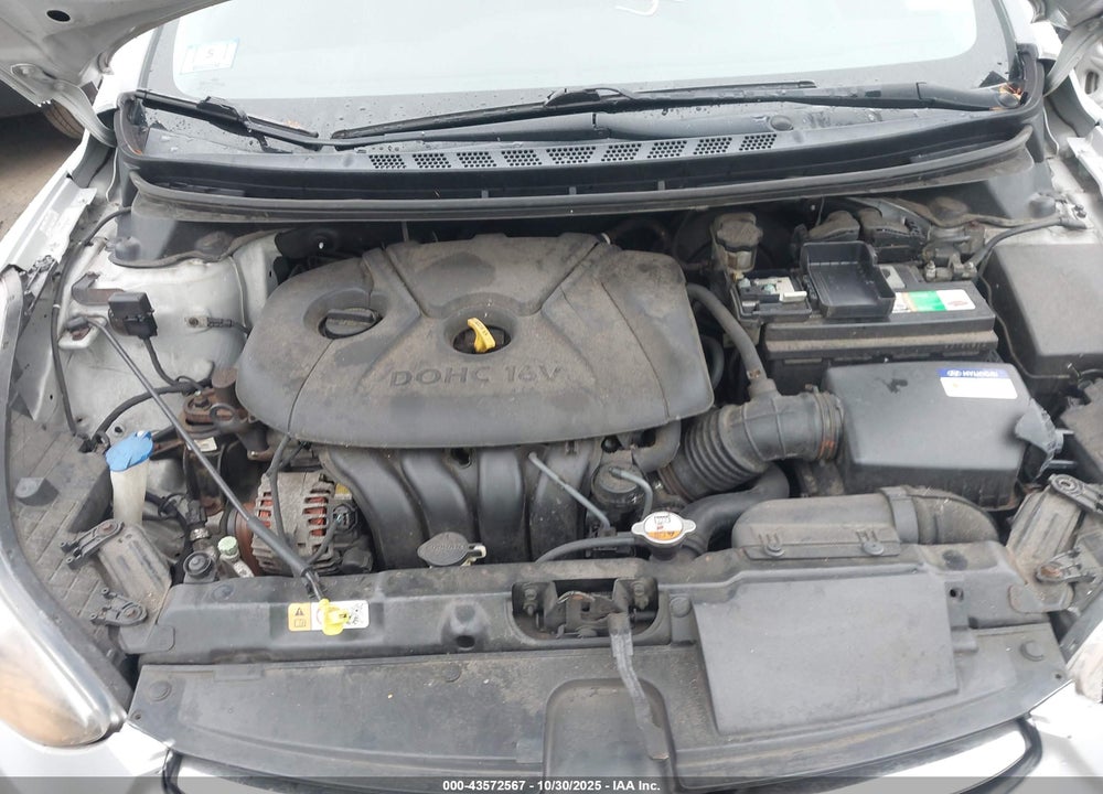2012 HYUNDAI ELANTRA VIN: KMHDH4AE0CU254425