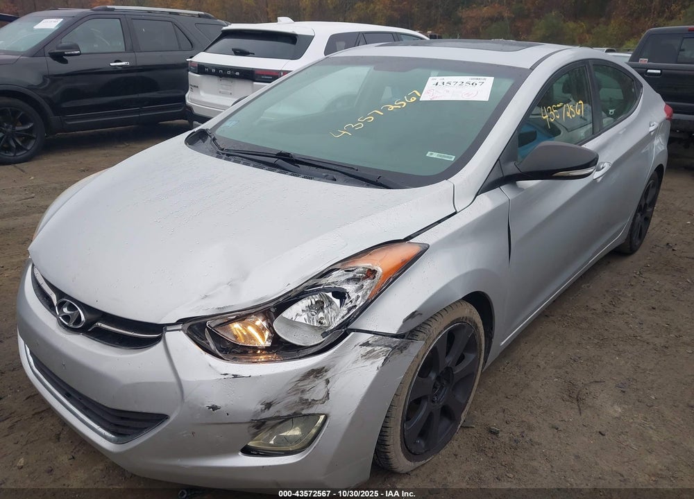 2012 HYUNDAI ELANTRA VIN: KMHDH4AE0CU254425