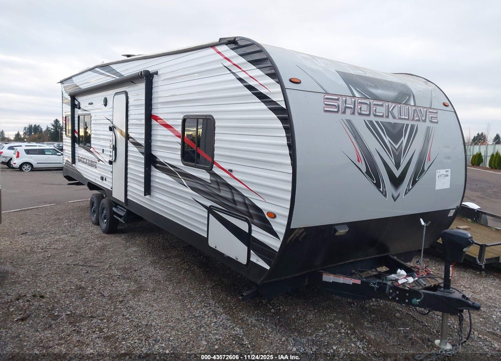 2021 FOREST RIVER SHOCKWAVE TL27RQMX TOY HAULER TRAVEL TRAILER VIN: 4X4TSHC24MC005817