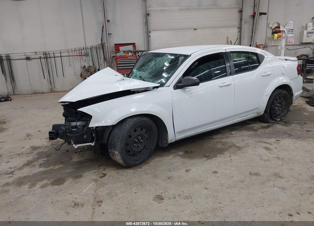 2014 DODGE AVENGER VIN: 1C3CDZAG3EN139247