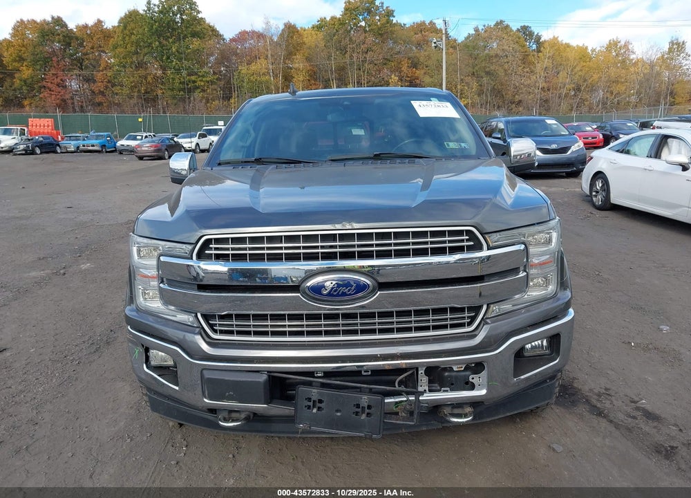 2019 FORD F-150 LARIAT VIN: 1FTEW1E43KFB21921