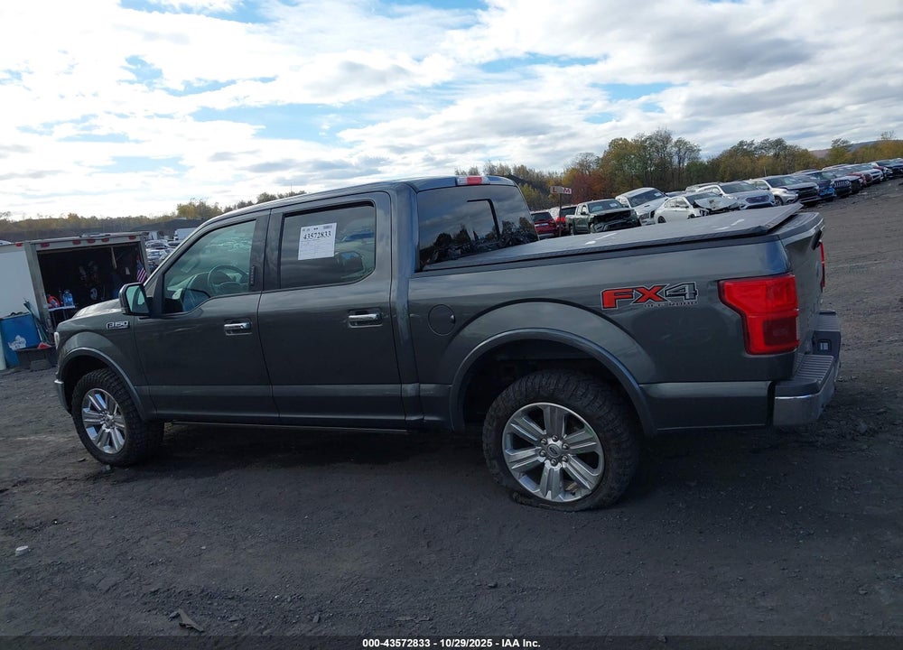 2019 FORD F-150 LARIAT VIN: 1FTEW1E43KFB21921