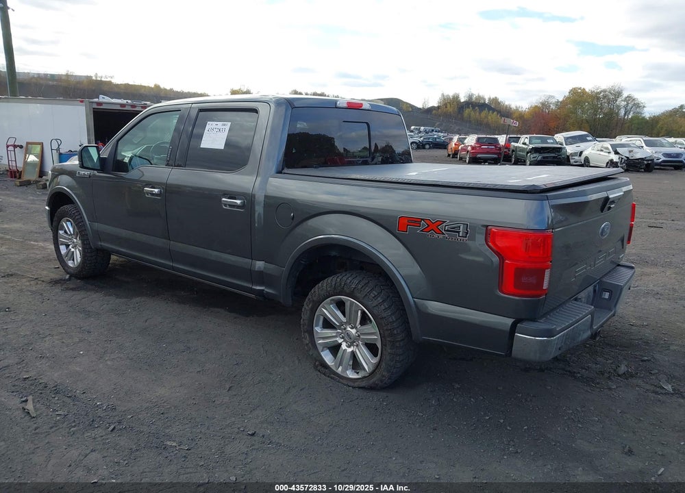 2019 FORD F-150 LARIAT VIN: 1FTEW1E43KFB21921