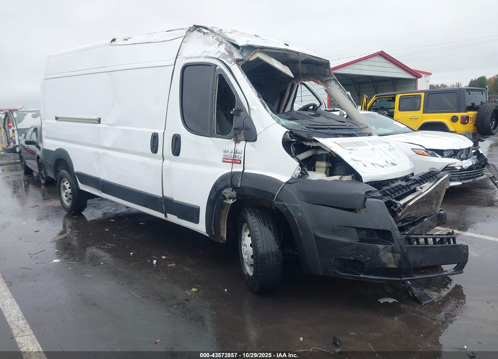 2017 RAM PROMASTER 2500 HIGH ROOF 159 WB VIN: 3C6TRVDG1HE518426