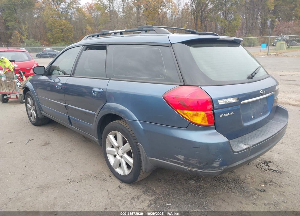 2006 SUBARU OUTBACK 2.5I LIMITED VIN: 4S4BP62C867362958
