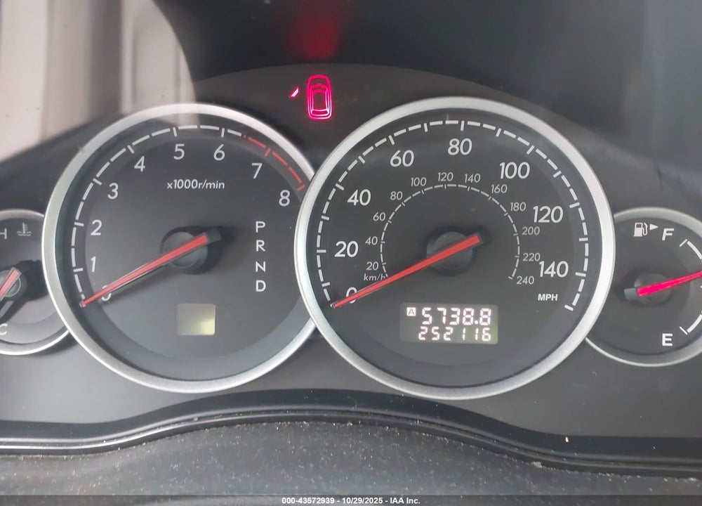 2006 SUBARU OUTBACK 2.5I LIMITED VIN: 4S4BP62C867362958