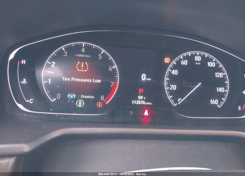 2021 HONDA ACCORD TOURING VIN: 1HGCV2F9XMA013095