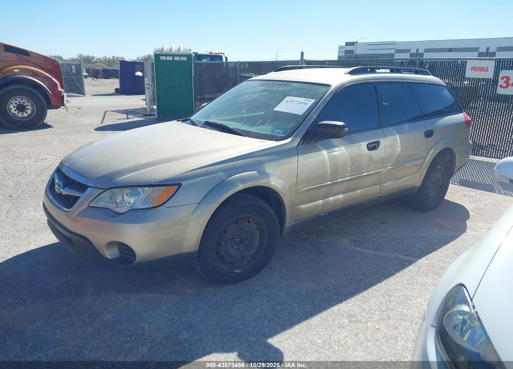 2008 SUBARU OUTBACK VIN: 4S4BP60C487305288