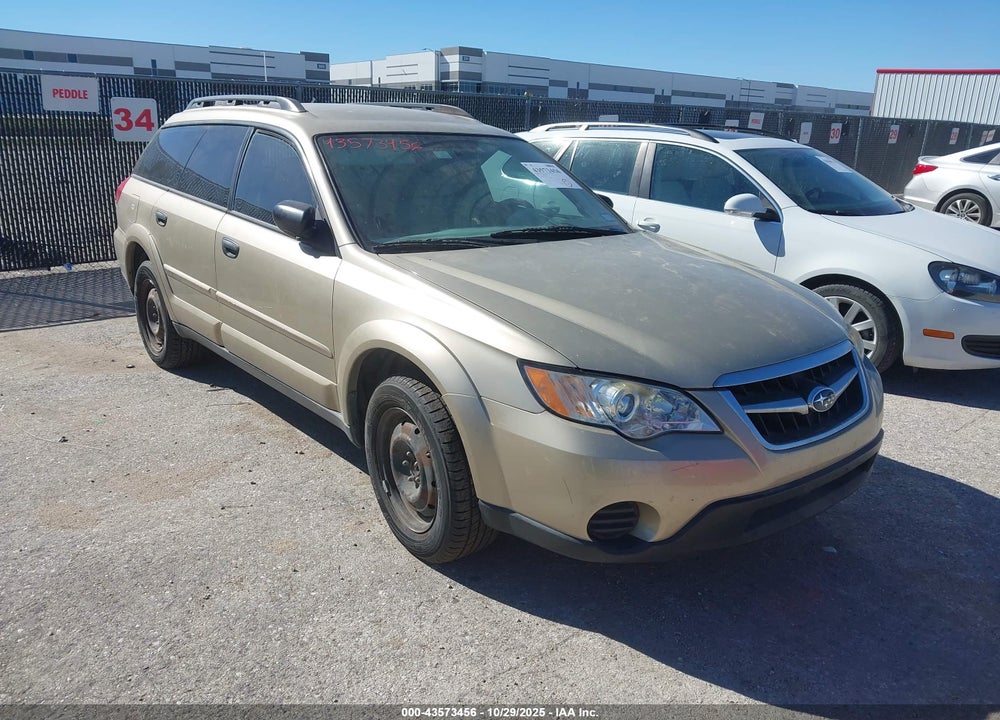 2008 SUBARU OUTBACK VIN: 4S4BP60C487305288