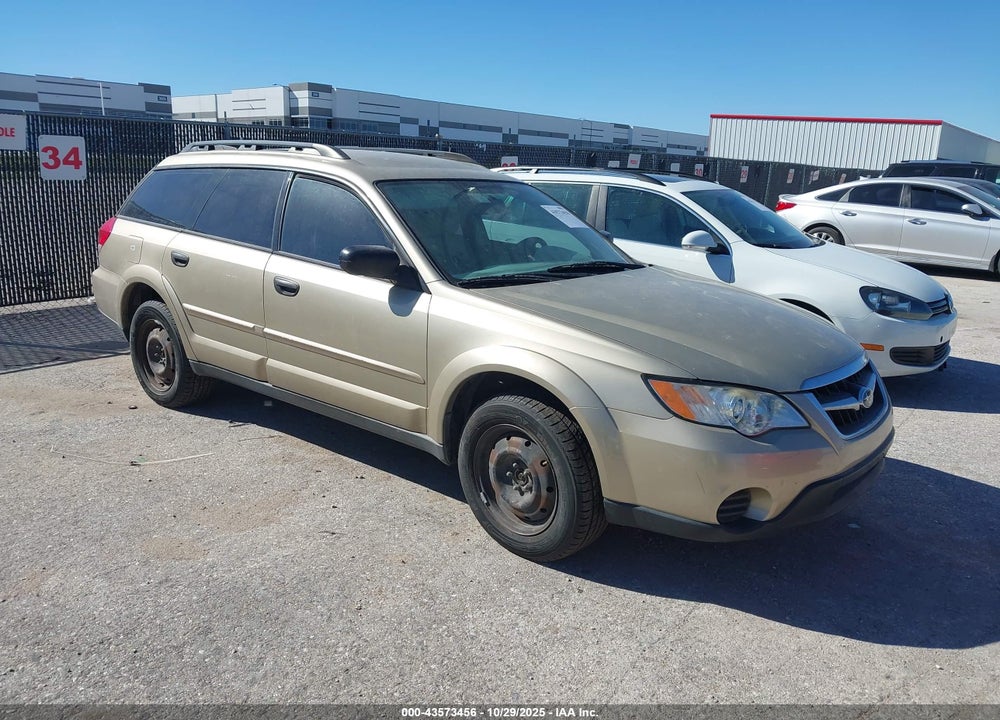 2008 SUBARU OUTBACK VIN: 4S4BP60C487305288