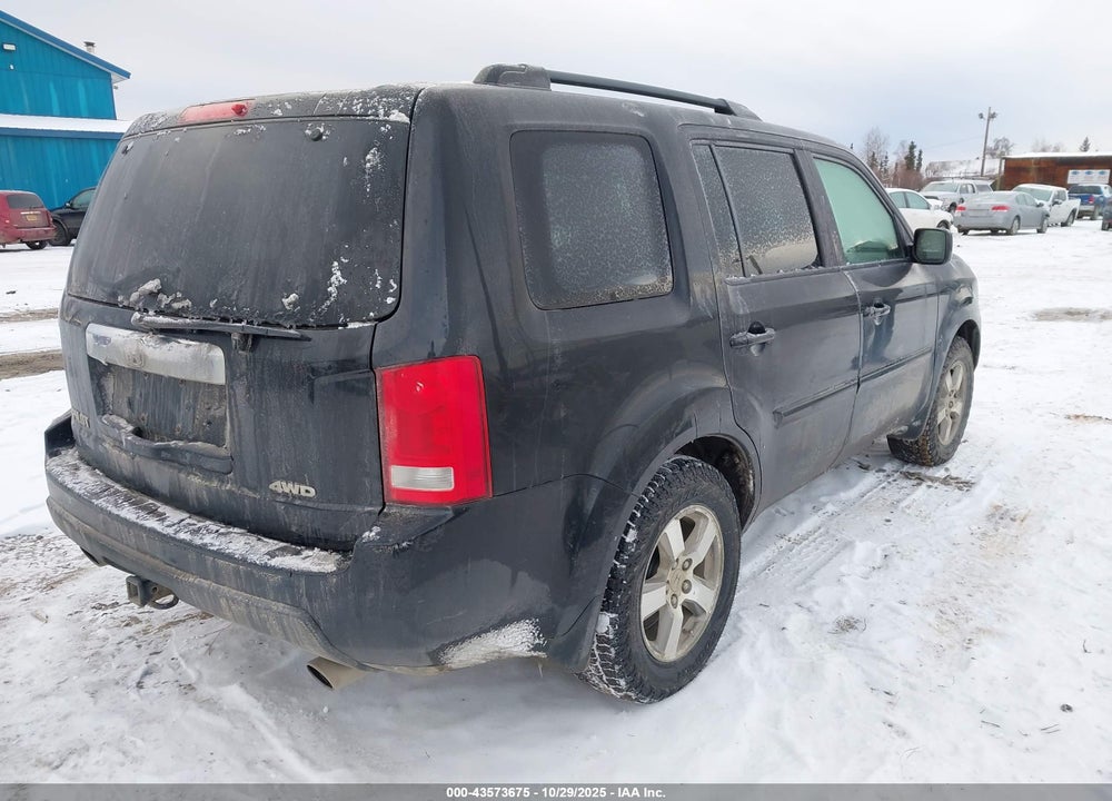 2009 HONDA PILOT EX-L VIN: 5FNYF48519B048677