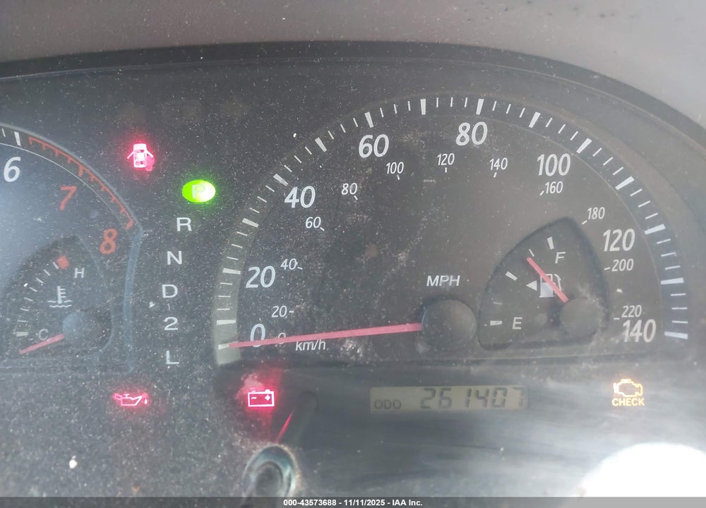 2002 TOYOTA CAMRY LE V6 VIN: 4T1BF32K92U525735