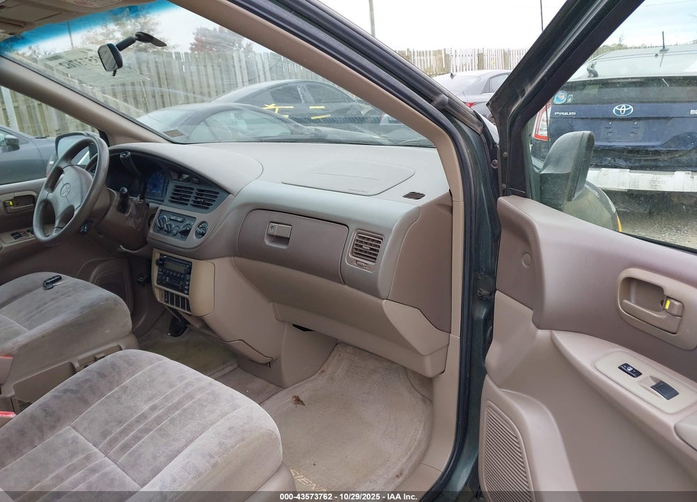 2001 TOYOTA SIENNA LE VIN: 4T3ZF13CX1U372069