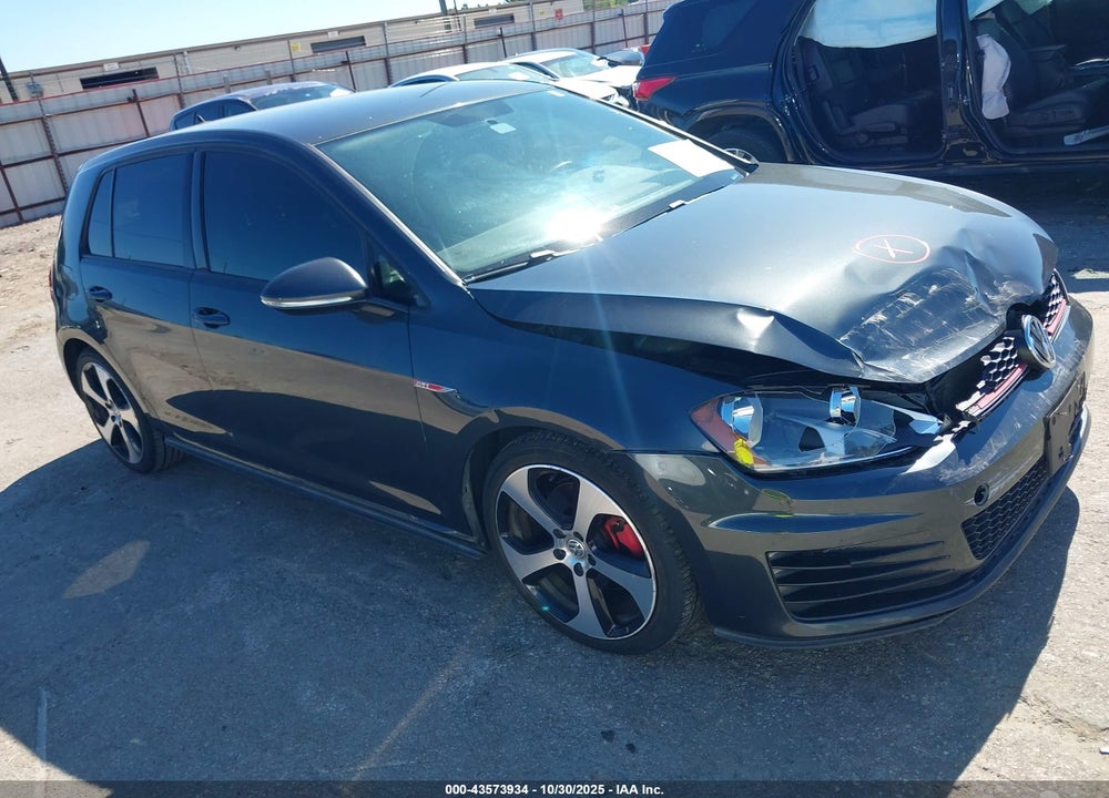 2017 VOLKSWAGEN GOLF GTI AUTOBAHN 4-DOOR/S 4-DOOR/SE 4-DOOR/SPORT 4-DOOR VIN: 3VW5T7AU9HM037951