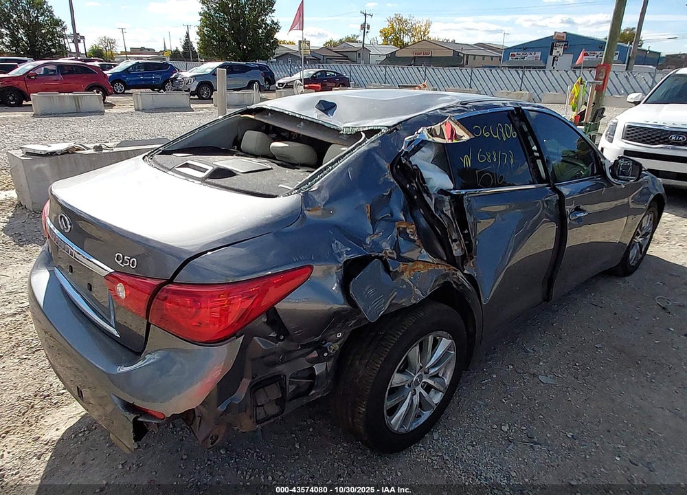 2014 INFINITI Q50 PREMIUM VIN: JN1BV7AR0EM688178