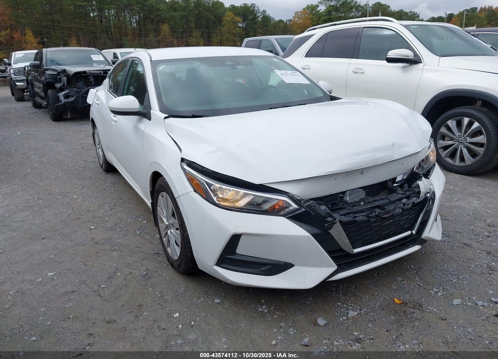 2022 NISSAN SENTRA S XTRONIC CVT VIN: 3N1AB8BV1NY204540