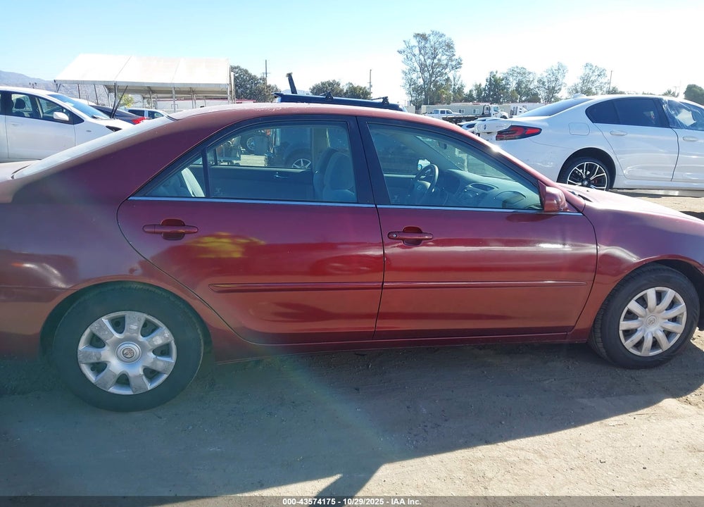 2002 TOYOTA CAMRY LE VIN: 4T1BE32K72U075540