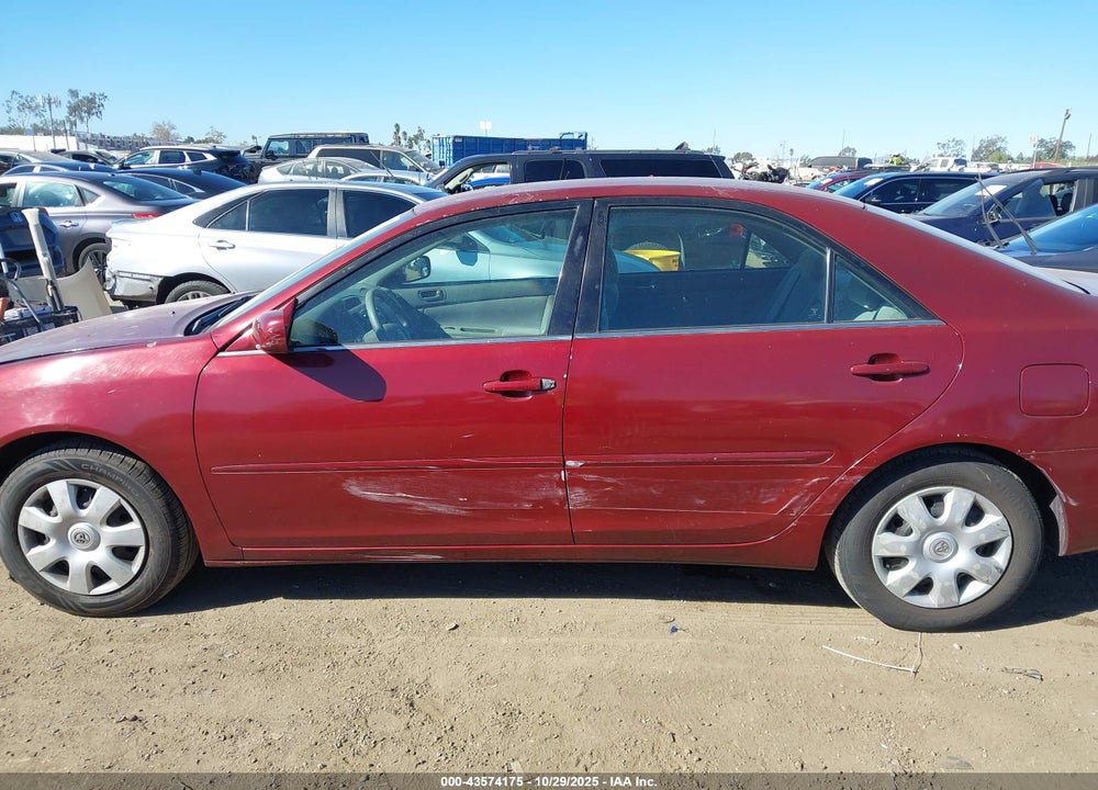 2002 TOYOTA CAMRY LE VIN: 4T1BE32K72U075540