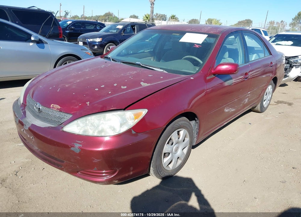 2002 TOYOTA CAMRY LE VIN: 4T1BE32K72U075540