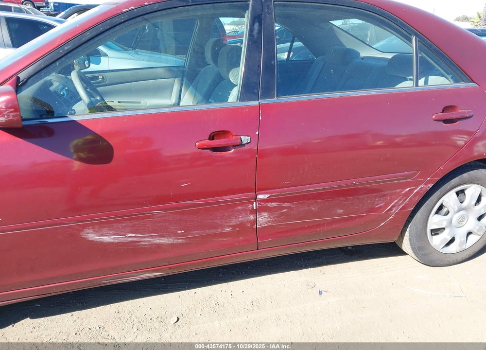2002 TOYOTA CAMRY LE VIN: 4T1BE32K72U075540