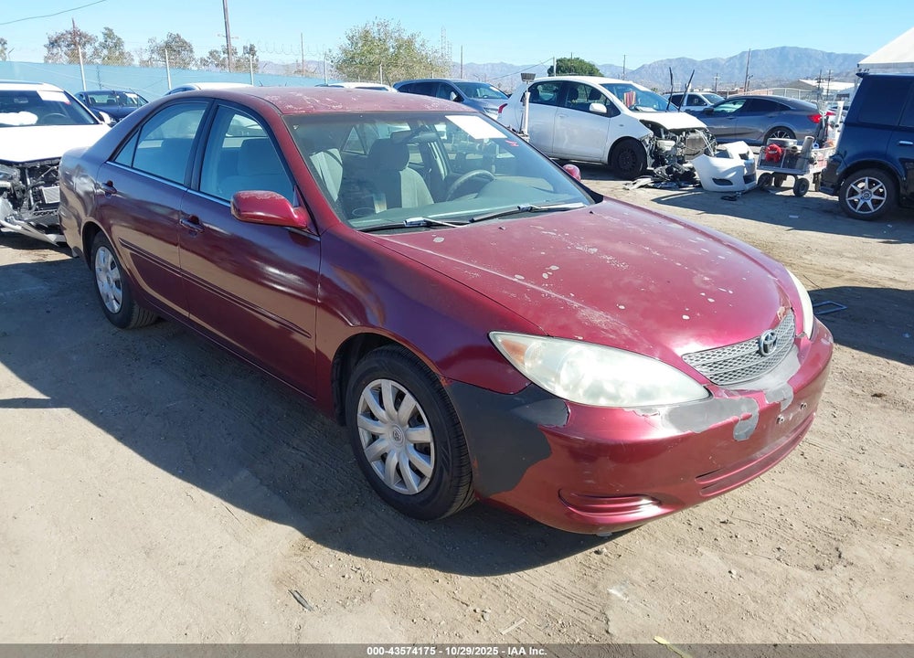 2002 TOYOTA CAMRY LE VIN: 4T1BE32K72U075540