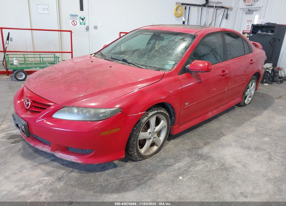 2005 MAZDA 6 S SPORT VIN: 1YVHP84D255M23516