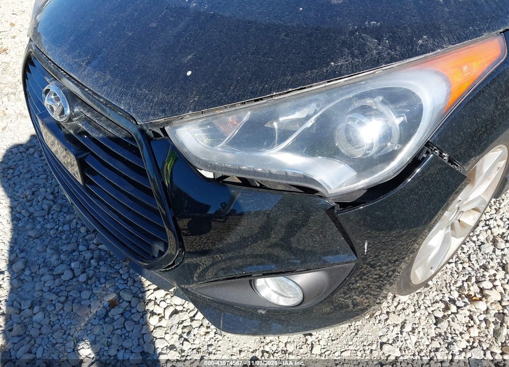 2013 HYUNDAI VELOSTER TURBO W/BLACK VIN: KMHTC6AE2DU176494