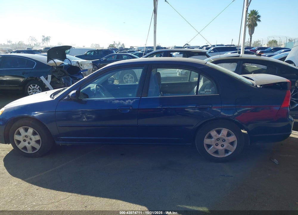 2002 HONDA CIVIC EX VIN: 2HGES26842H508321