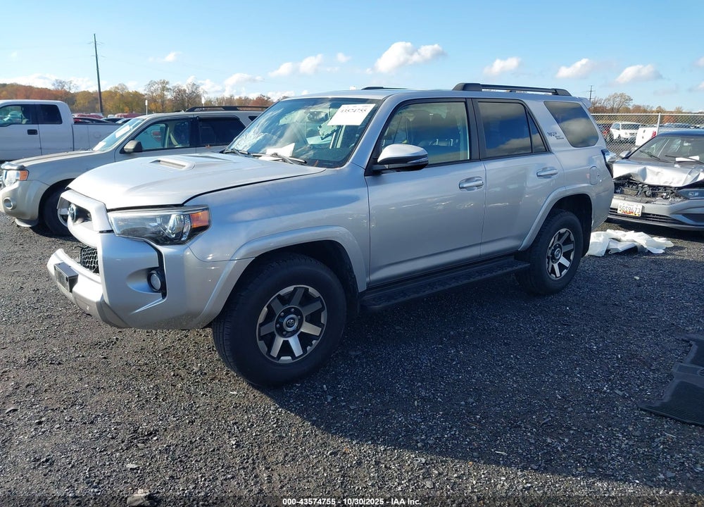 2019 TOYOTA 4RUNNER VIN: JTEBU5JRXK5684516