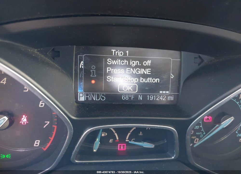 2012 FORD FOCUS VIN: 1FAHP3N24CL289600