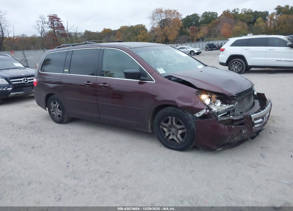 2007 HONDA ODYSSEY EX VIN: 5FNRL38427B110261