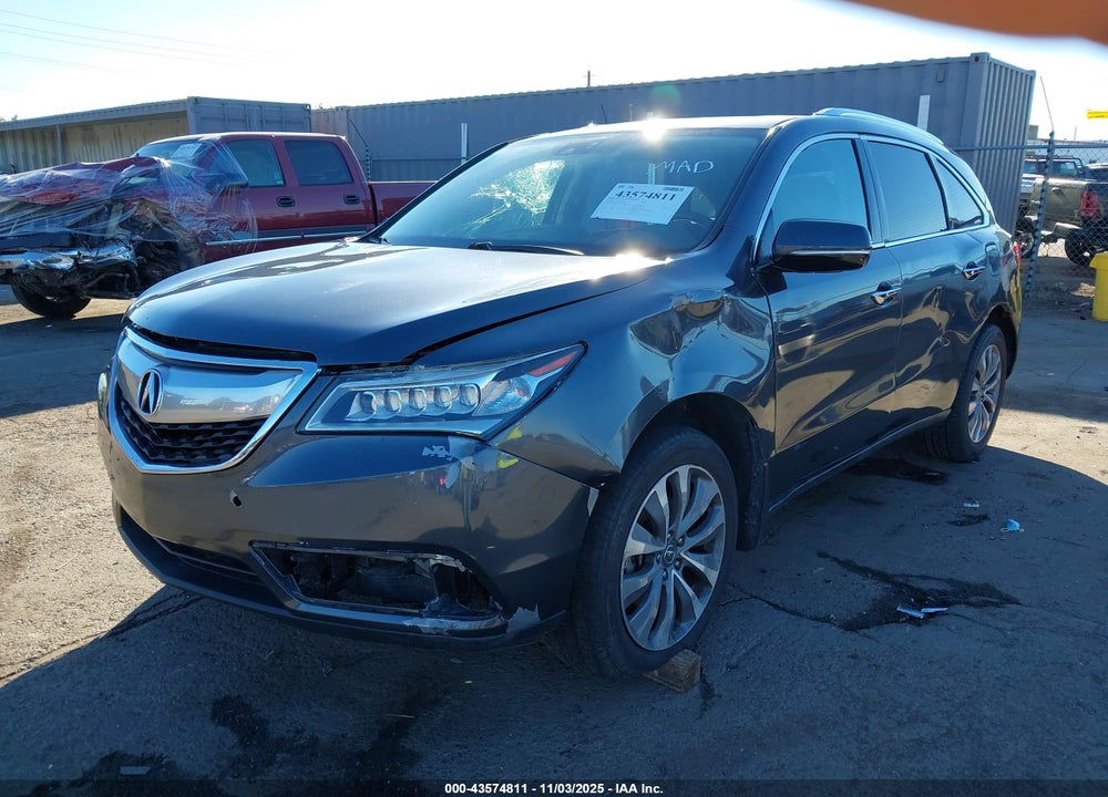 2014 ACURA MDX TECH PKG VIN: 5FRYD3H42EB002260