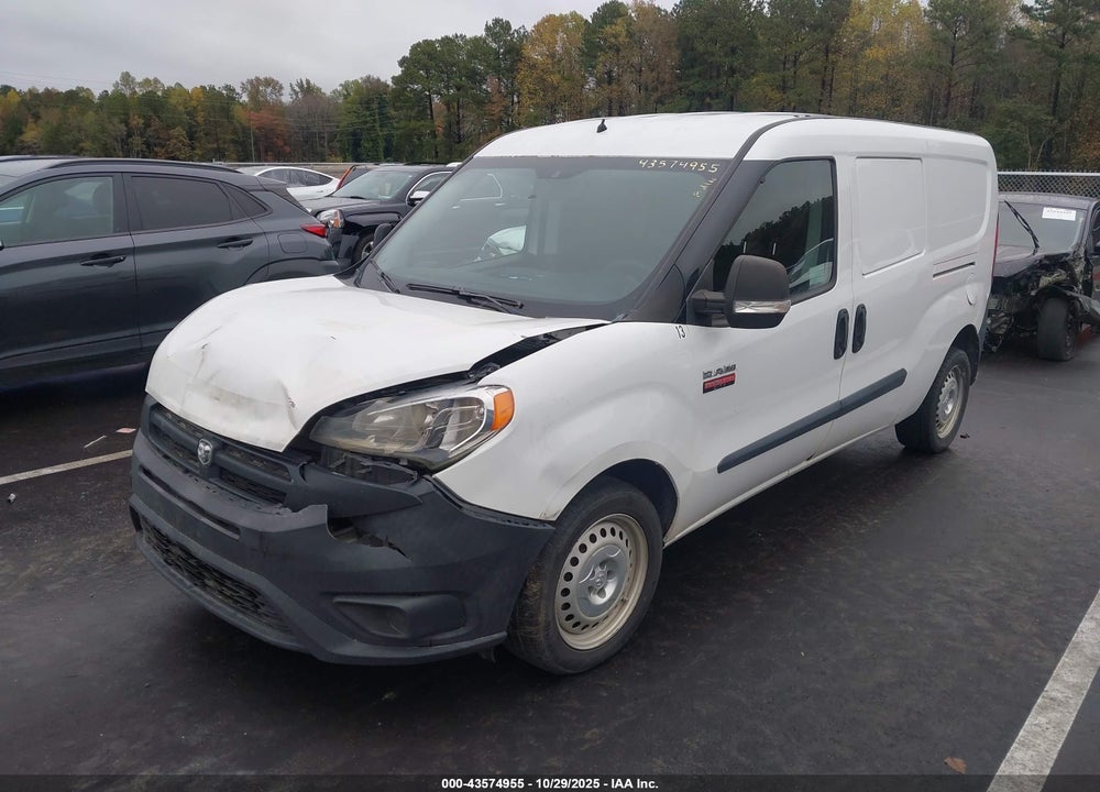 2018 RAM PROMASTER CITY TRADESMAN VIN: ZFBERFAB1J6L49636