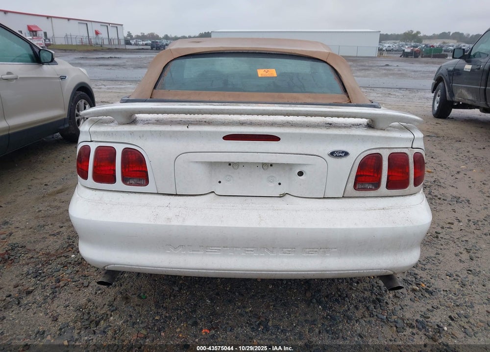 1998 FORD MUSTANG GT VIN: 1FAFP45XXWF189285