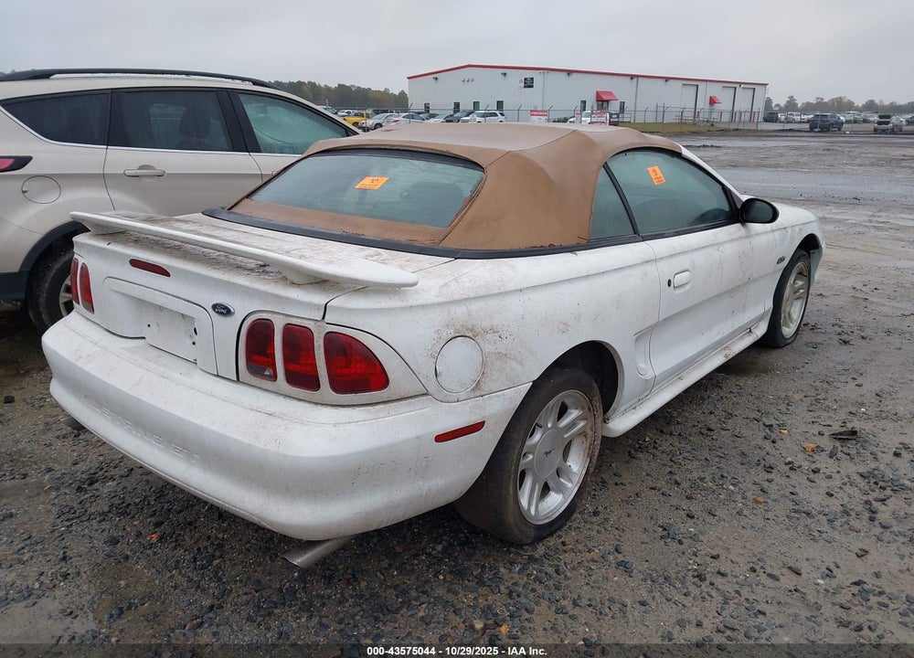 1998 FORD MUSTANG GT VIN: 1FAFP45XXWF189285