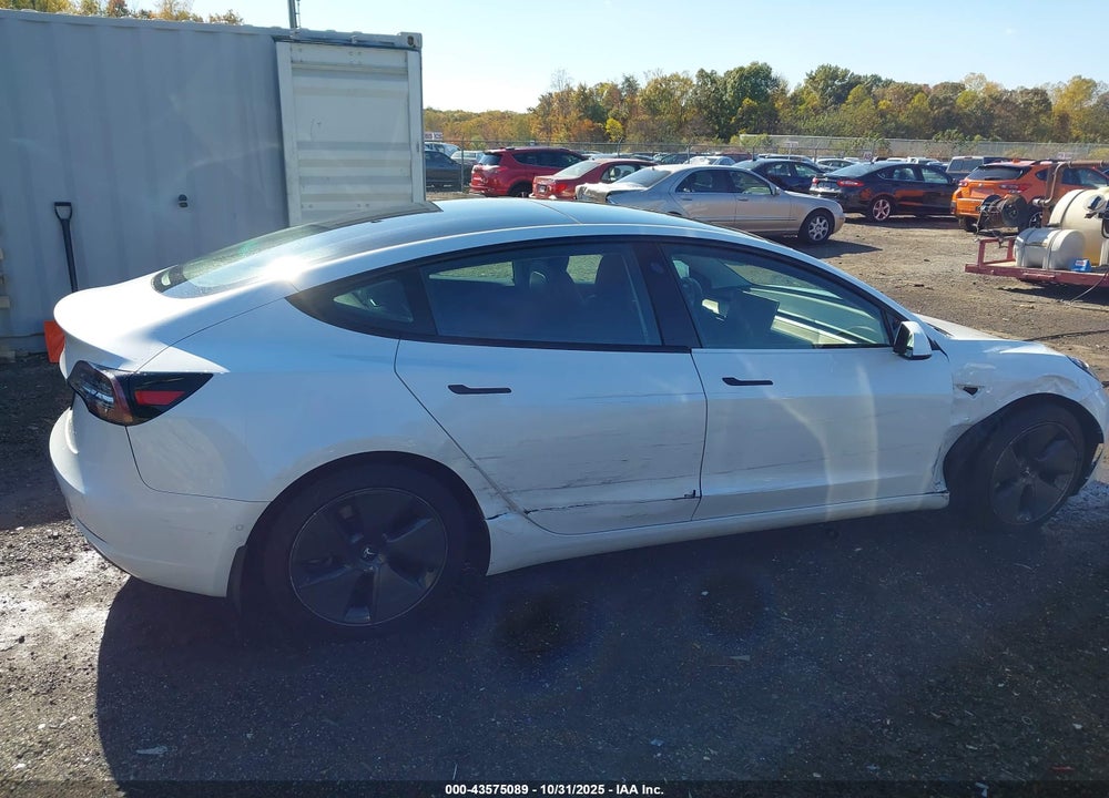 2021 TESLA MODEL 3 STANDARD RANGE PLUS REAR-WHEEL DRIVE VIN: 5YJ3E1EA2MF046412
