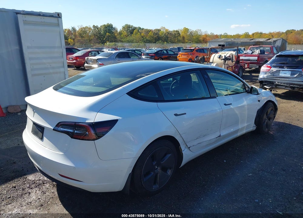 2021 TESLA MODEL 3 STANDARD RANGE PLUS REAR-WHEEL DRIVE VIN: 5YJ3E1EA2MF046412