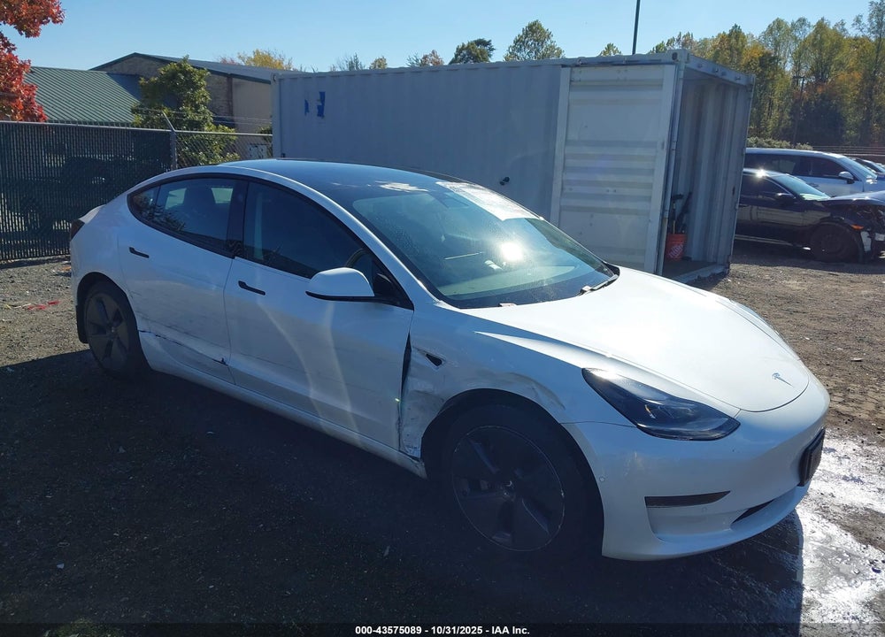 2021 TESLA MODEL 3 STANDARD RANGE PLUS REAR-WHEEL DRIVE VIN: 5YJ3E1EA2MF046412