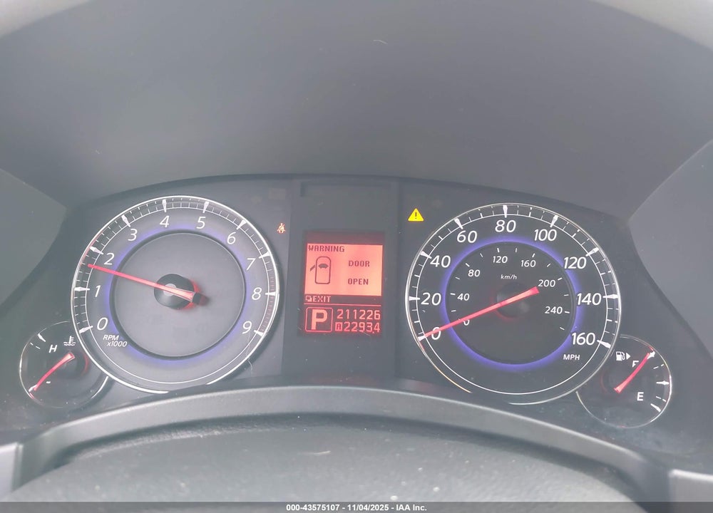 2008 INFINITI EX35 JOURNEY VIN: JNKAJ09F98M353283