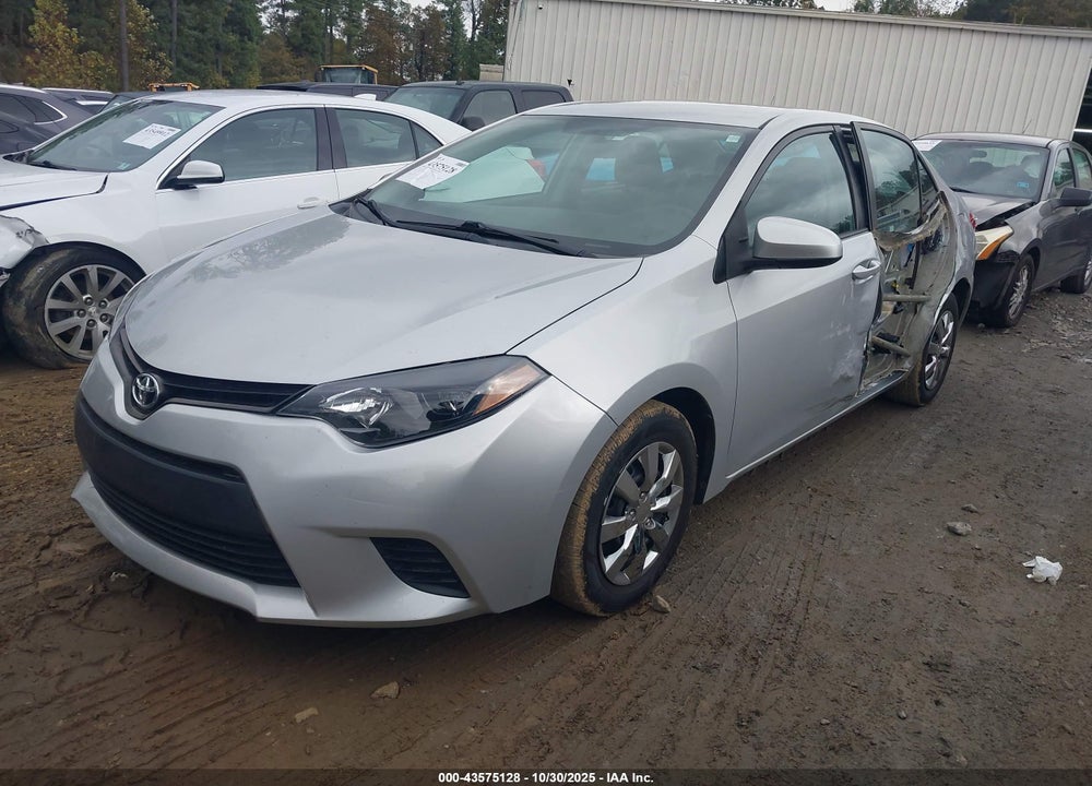 2016 TOYOTA COROLLA L VIN: 2T1BURHE0GC504923