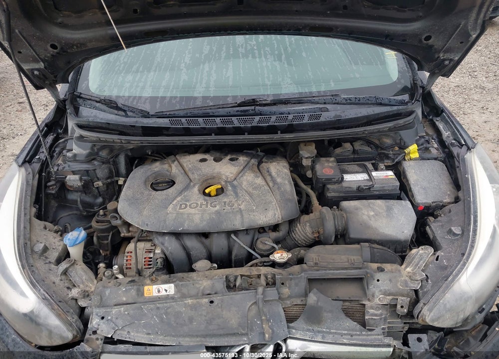 2014 HYUNDAI ELANTRA VIN: 5NPDH4AE4EH487886