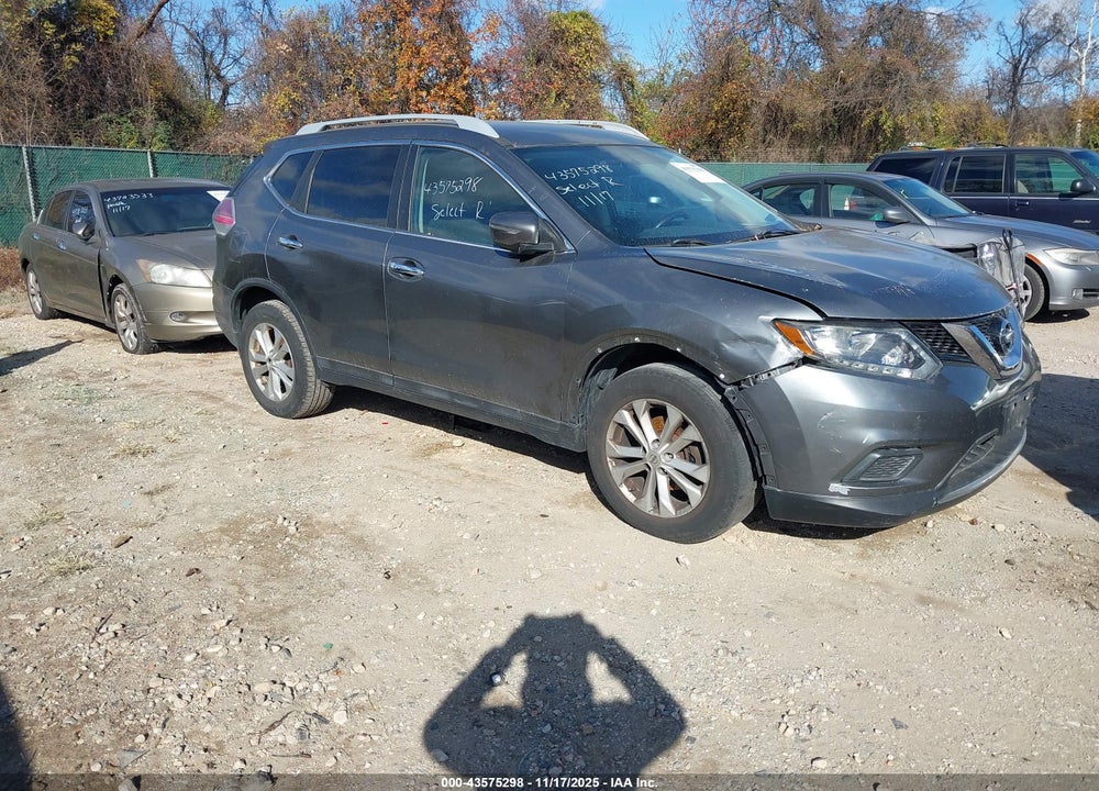 2015 NISSAN ROGUE SV VIN: 5N1AT2MTXFC922757