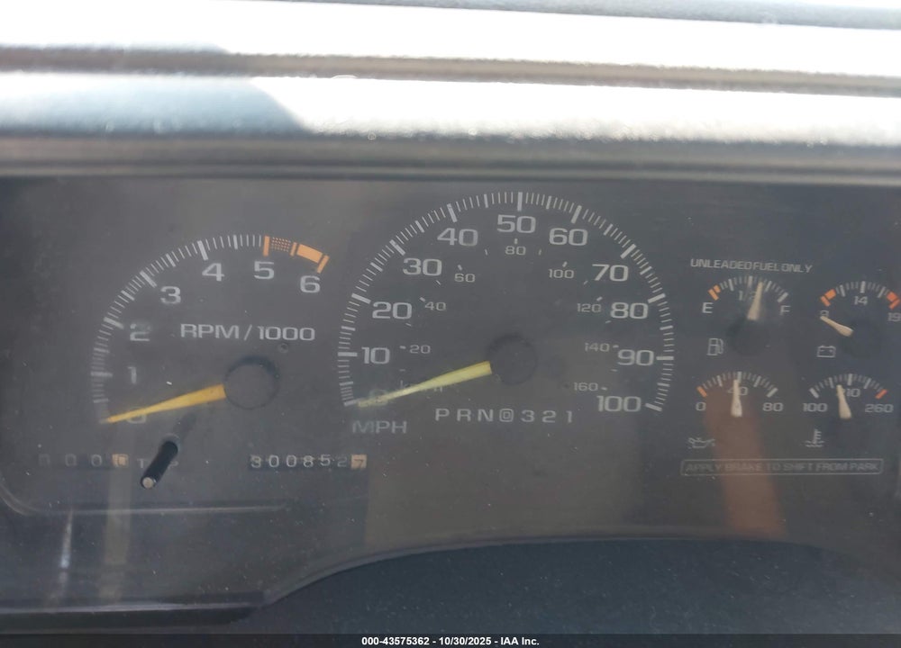 1996 CHEVROLET GMT-400 C1500 VIN: 2GCEC19R0T1183705