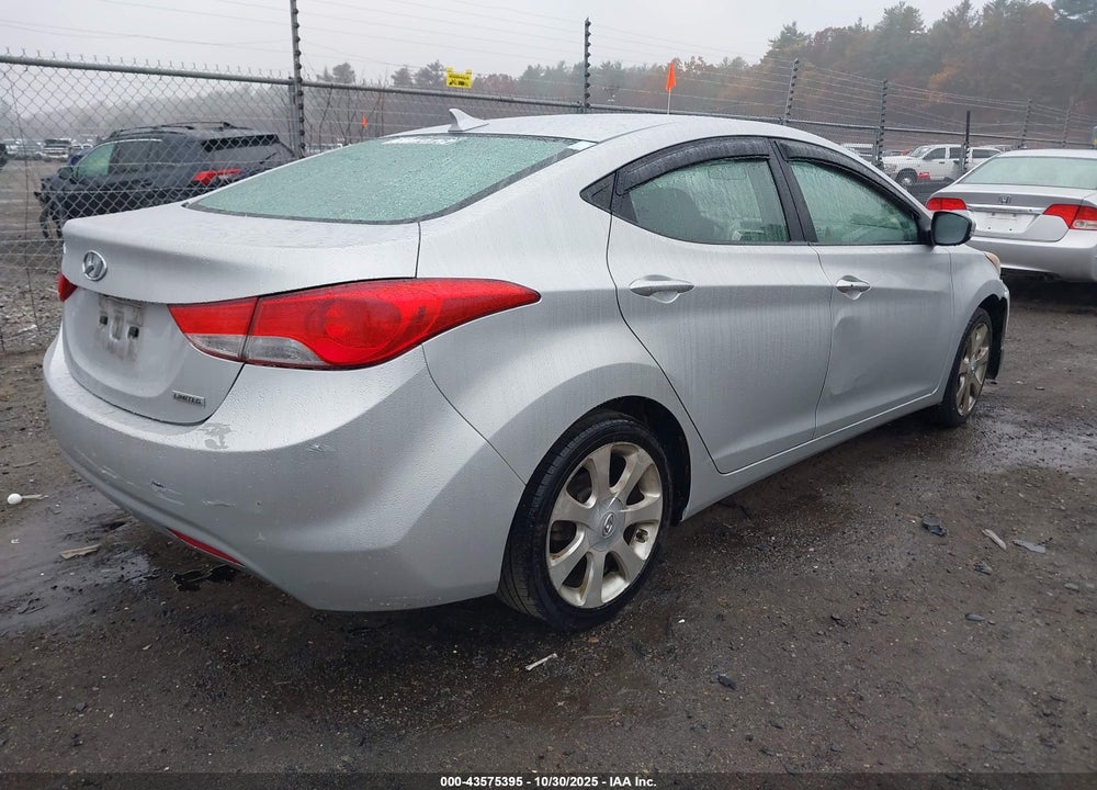 2012 HYUNDAI ELANTRA LIMITED (ULSAN PLANT) VIN: KMHDH4AE8CU301362