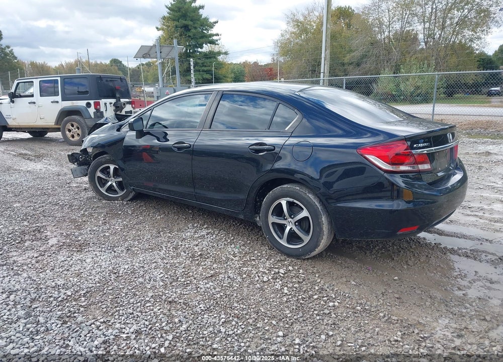 2015 HONDA CIVIC SE VIN: 19XFB2F70FE707572