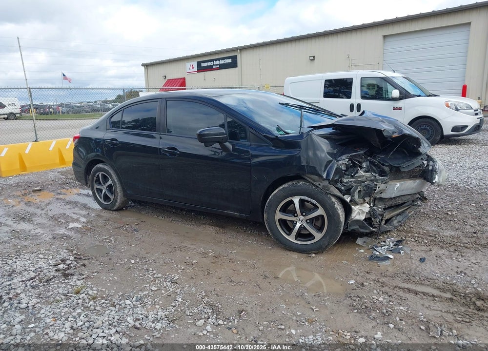 2015 HONDA CIVIC SE VIN: 19XFB2F70FE707572